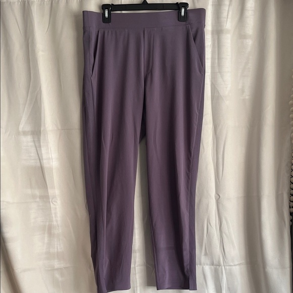 Athleta Brooklyn Ankle Pant Dusk Violet Purple Size 14 - Picture 2 of 6
